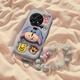 Mi jingmi adecuado para Oppo OnePlus Ace5Pro Case de teléfonos móviles 1+ 13 Cute 3V Winnie Bear 2 Azul 9rt con soporte 11 Lanyard 8t Tresdimensional 12 Cartoon 2V Eeyore 7T Cadena de colgantes 9R Silicón Blue Light Green Eeyore GJ854+ Rompecolabra 10Propro