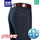 
ROMON summer thin ice silk jeans men's high waist loose straight-leg casual pants middle-aged and elderly daddy trousers men 3892 styles - black [summer] thin style 35 [waist circumference 2 feet 8]