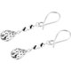 Duozun pt950 platinum earrings for women genuine platinum earrings for women platinum earrings new water drop ear hook birthday gift water drop ear hook 2.72 g (pair)