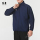 Under Armour Men and Women Jersey Soporte de collar de punto de punto Fitness Training Blue 409 XXL