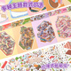 Shuxing Landschaft Aufkleber DIY Handmade House 3D dreidimensionale Miniatur-Szene Aufkleber Landschaft Stapel Aufbewahrung Dekompression Aufkleber Spielzeugmaterial Friends Party Level 2.0