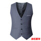 Ayub oral vest men's spring and autumn Korean style trendy suit men's large size suit vest vest casual professional vest groomsmen navy blue / style 4XL 155-170Jin Jin equals 0.5 kg