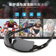 New cycling glasses outdoor sports sunglasses men and women windproof sand motorcycle sunglasses mountain bike equipment cycling glasses - black frame gold and mercury - 1 package No Specifications