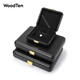 Biyun High-End-Schmuckschatulle High-End-Schmuckstasprotikum Haushalt Multifunktionsring Ring Halskette Schmuck Verpackung Geschenkbox Anhänger/Halskettenbox (Moonlight Night Black) -H15602