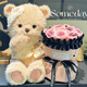 Yunya Plush Bear Doll Bouquet Regalo Regalo Muñeco Muñecas Muñecas de regalo Regalos Regalos Nicho de cumpleaños de alta gama Regalos de cumpleaños para el día de San Valentín chino