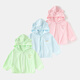 Yingyibei baby clothes hooded sun protection clothes cool summer clothes for boys and girls new children's casual tops and jackets summer pink 100