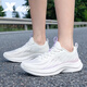
Xtep women's shoes, sports shoes, women's summer mesh breathable soft sole running shoes, lightweight and versatile wear-resistant women's casual shoes, sail white/snow-green purple/flax sugar powder [Shop manager's recommendation] 37