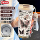 膳魔师（THERMOS）简约蝴蝶保温杯不锈钢便携双饮咖啡杯2025新款女吸管水杯子高颜值 BW1049暗粉蝴蝶A+配挂绳 陶瓷内胆
