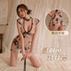 Neuer sexy Schlitz Retro High-End Cheongsam Unisity Dessous Sex Pyjamas schwarz + schwarze Schritte Socken 728 Einzelgröße