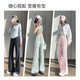 Warrior UPF50+ Ice Silk Sunscreen Casual Pants for Women 2025 Summer Comfortable, Breathable, Natural and Cool All-match Slim and Flash Pants