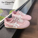 La Chapelle Frauenschuhe für Sommer Neues atmungsaktives Mesh Design Deutsche Trainingschuhe für Frauen Outdoor Sport Nicht-Schlupf-Freizeit-Frauenschuhe Kirschblütenpulver La-XZX2215TW 37