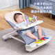 Hilibab Baby Scheding Baby Baby Coaxing Artifact Fitness Stand Piano Piano Toy Baby Coaxing to Sleep Rocking Blue REBADOR Caja de regalo