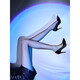 
Lugeli red-soled high heels for women, pure and slim heels, 2025 new sexy and versatile pointed toe temperament professional women's shoes, red-soled high heels 10cm 36 [foot fat feet wide shot one size larger]