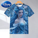 Disney Summer Nezha Aoguang Muster 3D gedruckt kurzärmelig trendy kleine und mittelgroße Kinder-T-Shirts Trendy und komfortables C723 165 S75-85