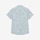 Jinba Men's Clothing (K-Boxing) Jinba Men's Clothing Spring and Summer Fashion Art Geometric Print Short Sleeve Shirt FDCE2906 Zhongyan Gray 2XL