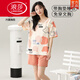 Langsha Summer El pijama de manga corta para mujeres, algodón puro de algodón puro con arroz con arroz integrada, la ropa de casa puede usar estilo delgado de gran tamaño GXT1047 m (sugerido 75-95 Jin [Jin es igual a 0,5 kg])