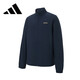 Adidas jacket men's woven breathable, comfortable, fashionable and trendy top KA3970 Aurora Ink Blue L