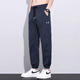 Jüdische Freizeithosen für Männer Sommer Neue lose Bindungsfüße Arbeitskleidung Harem Hosen Stretch Sport lässig lange Hosen für Männer 809 Armee Green + 809 Khaki L.