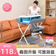 Table de couches table de soins pour bébé nouveau-né bébé couches table massage baignoire tactile multi-fonction pliable 2023 table de couches gris exclusif