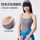 Odifen Sous-souprence gilet pour les femmes, sensation modale cool, pas de soutien-gorge d'usure, protection mammaire secondaire, chemise de base de sports et de fitness anti-exposée, peut être portée à l'extérieur