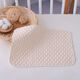 
Newborn baby urine septum waterproof and washable pure cotton breathable color cotton baby urine pad small leak-proof diapers diaper pad brown and white stripes 25*35 trial package 1