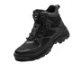 Europäische und amerikanische Schild importierten Button Labour Protection Stiefel, Anti-Smashing- und Punktionenkevrates, Stahlkopfarbeitsschutz Schuhe, Anti-Slip-Arbeitsstiefel, 9195 Black 37