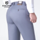 Jiumuwang 2025 Sommerqualität Herrenhosensaison Saison dünne Hochtätigkeitshosen mittleren Alters mit hoher Tapferkeitshose Daddy Long Hosen 9929-1 Khaki 31