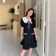 Aotong Xiaoxiang Style Kleid für Frauen 2025 Sommer Neues französisches Temperament Faltenrock AT2603 Bildfarbe m