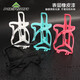 Jakroo Merida bicycle water bottle cage aluminum alloy mountain bike road bike water cup holder water bottle holder cycling accessories (rubber paint wrapped, scratch-resistant and durable) ivory white