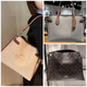 Trainer (Trainer) US-Direkt-Mail-Trainer New Hanna Carryall große Kapazität Single-Shoulder-Crossbody-Bodentasche Schwarzer Handheld 37*14*21