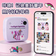 Mon petit poney petit poney enfants Polaroid Toys Camera numérique CCD peut prendre des photos et imprimer des photos en couleur de graffiti et des vidéos pour garçons et filles 3-10e cadeaux d'anniversaire-a06 rose