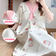 
Summer thin style for pregnant women in summer short-sleeved pajamas breastfeeding hospital room for delivery skirt SY16819 L Recommended weight within 120 Jin [Jin equals 0.5 kg]