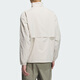 Adidas jacket men's autumn new ragdoll sleeve sportswear casual loose woven stand collar jacket jacket KC3894/Miracle alumina brown/Hanyu white L
