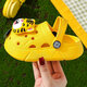 Disney Kids Hole Shoes Boys 2025 Новые мальчики в помещении и на открытом воздухе с двойным назначением с толстым покрытием, не скользящими.