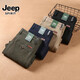 
JEEP SPIRIT Jeep High-end Cotton Casual Pants Men's Summer Thin Style Loose Middle-aged and Elderly Straight Large Size High Waist Deep Long Pants 7028 Blue Thin Style 33 2ft6