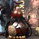 Shantou Lincun Helan wine gourd, black myth, Wukong blood wine gourd, intangible cultural heritage craft, natural lacquer wine pot, d1049 wine gourd, mountain ghost money network 650ml