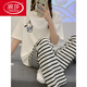 
LangSha (LangSha) junior high school girl pajamas 2025 summer thin short-sleeved trousers pure cotton cute big child 13-year-old girl 15 comfortable 6626-Chicken Pacha-HZM-Short-sleeved trousers-XL women's height 162-168, weight 99-120Jin[Jin equals 0.5 kg]