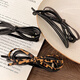 Jay Wei Yi Bow Twist Clip Feminine One-word Clip on the Back of the Head Duckbill Clip Hair Clip Hair Accessory JYFJ135 Coffee Brown