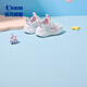 Jordan QIAODAN baby girl shoes 2025 summer new product children's shoes children's running shoes hollow breathable non-slip sports shoes tulle blue/Jordan white 27
