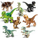 
Ha Fanyou is compatible with Lego ZIMO building blocks ZM319 Jurassic dinosaur building blocks Tyrannosaurus rex Double spine dragon pierced dragon heavy claw dragon 684 new skin dinosaur 8 models + 8 characters
