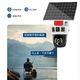Sécurité audio et vidéo, supplément national, caméra de surveillance solaire, moniteur à distance pour téléphone portable extérieur, 360 degrés, pas d'angle mort, vision nocturne, voix panoramique, étanche, pas de wifi requis, sans plug-in, version solaire 4G à trois écrans, pas de réseau requis + 1 top 3 unités