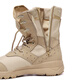 Professionelle High-Top-Wanderschuhe im Freien atmungsaktive Wanderschuhe Wanderschuhe Reißverschluss Kämpfe wasserdicht und nicht rutsch für Frauen, leichte und weiche Sohle für Frauen, Sandfarbe (Canvas Reißverschluss) der gleiche Stil für Männer und Frauen, 37 Lederschuhe, eine Größe, die größer als Sportschuhe ist