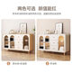 Yiguangju Cream-Stil-Sideboard-Hochschrank gegen die Wand integrierte Haushaltsküchenschrank Wohnzimmer Weinschrank 120*40*190 Runde Ecken [Blockholzfarbe] [nach Hause senden]
