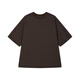 Sketch men's 2025 summer new arrival solid color short-sleeved sweater H-shaped loose round neck simple fashion 9P4311210 227 dry brown L