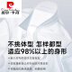皮尔卡丹（PIERRE CARDIN）新款长绒棉透气男士短袖衬衫夏季商务休闲免烫易打理白色衬衣 DX6624 38