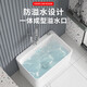 Kohler balcony mop pool ceramic household bathroom floor-standing mop pool mop pool floor mop bucket floor basin trough pool 145 with overflow mop pool + silver spray gun dragon