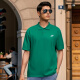耐克（NIKE）春季POLO衫绿色短袖男翻领上衣纯棉T恤半袖 绿色FN3895-365  XL 150-180斤