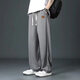 
Ice silk pants for men's summer thin fashion brand draped straight men's pants wide-leg loose nine-point casual trousers for boys Runxuan-B23 khaki (cool upgraded version) 2XL (recommended 140-155 Jin [Jin equals 0.5 kg])