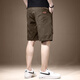 Jeep Spirit Japaner Trendy Casual Shorts Herren dünne lose geradlinige komfortable und vielseitige Sportarten schnell trocknend Fünf-Punkte-Hosen Männer 983 Khaki XL