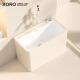 Piscine de vadrouille de style crème xishang balcon ménage en céramique pool de salle de bain rectangulaire lavabo vadrouille pool étalant 1047 crème blanche + pas de robinet